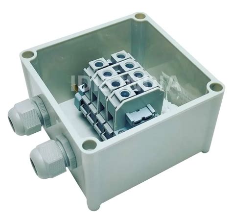 large junction box with terminals|small junction box with terminals.